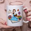 Year Of Books, Personalized Book Mug, Book Lover Gift, Custom Coffee Mug, 07HUPO301123PA