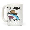 Yee Jaw Cowboy Shark Coffee Mug