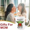 Yoda Best Mom Ever Coffee Mug Funny Gift for Mom from Daughter Son Kids Husband, Mothers Day Birthday Gift