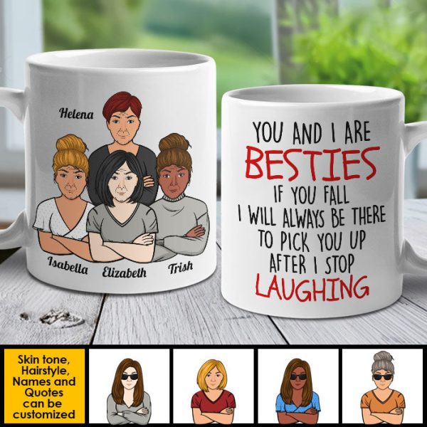 You And I Are Besties - Personalized Mug