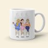 You And I Are Not Just Colleagues, Best Friend Bar Girl Chilling White Mug