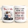 You And Me After 20 Years You're Still Hotter Than This Coffee - Personalized Mug