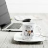 You And Me Beach Outline Personalized Mug, Gift For Him, For Her