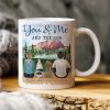 You And Me & The Dog For Dog Lovers Mug Personalized Gift TA29 890024