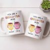 You Are A Quali-Tea Mom Tea Cups Design - Personalized Custom Coffee Mug - MOM152_MG