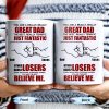 You Are A Really, Really Great Dad, Fist Bump - Personalized Custom Coffee Mug - DAD068_MG