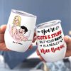 You Are Cute And Stuff But Your Butt Is A Really Nice Bonus Personalized Mug, Funny Couple Gift