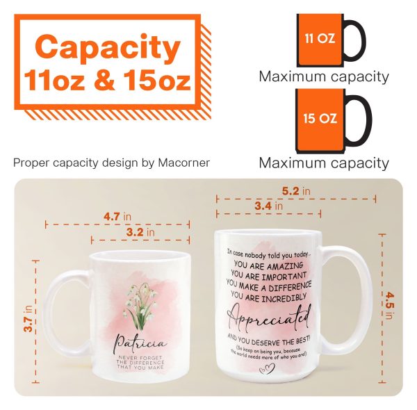 You Are Incredibly Appreciated - Personalized Mug