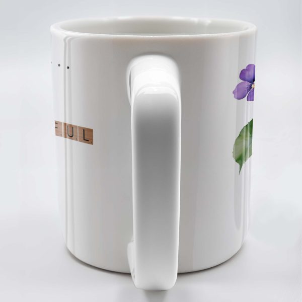 You Are Loved Beautiful Kind Unique With Flowers Design - Personalized Custom Coffee Mug - GDT213_MG