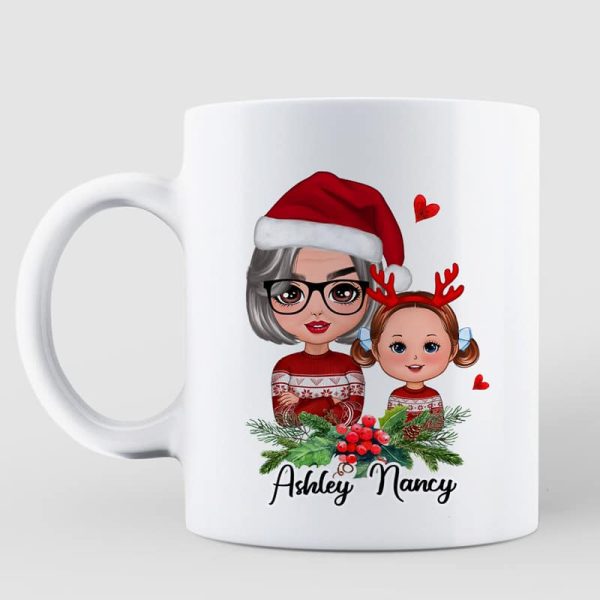 You Are My Best Gift Grandma & Grandkids Christmas Personalized Mug