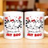 You Are My Boo Ghosts And Hearts Mug Design - Personalized Custom Coffee Mug - CPL250_MG