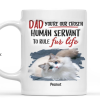 You Are My Chosen Human Servant - Personalized 3D Inflated Effect Ceramic Mug - Gift For Pet Lovers NA94