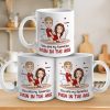 You Are My Favorite Pain In The Peach - Couple Personalized Custom Mug - Gift For Husband Wife, Anniversary