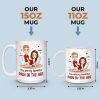 You Are My Favorite Pain In The Peach - Couple Personalized Custom Mug - Gift For Husband Wife, Anniversary