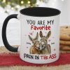 You Are My Favorite- Personalized Accent Mug- Couple Gift- Donkey Couple
