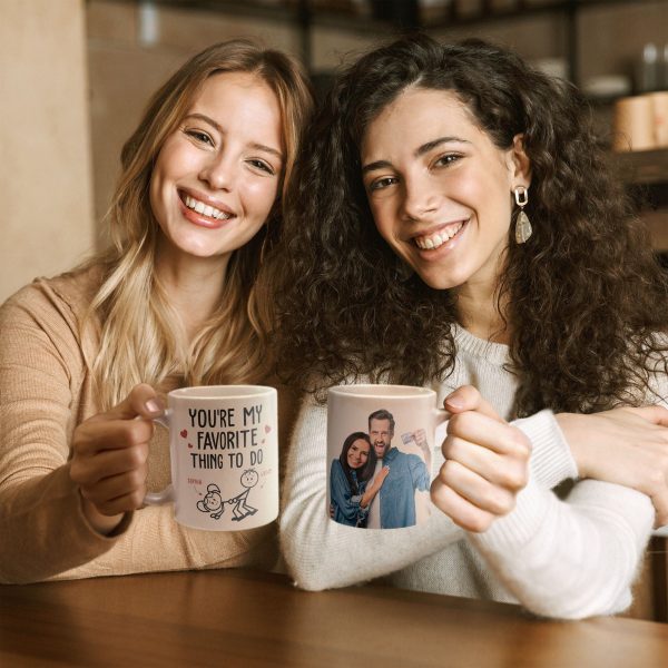 You Are My Favorite Thing To Do - Personalized Photo Mug