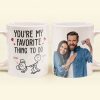 You Are My Favorite Thing To Do - Personalized Photo Mug
