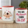 You Are My Favorite Thing To Eat-Personalized Wine Tumbler-Gift For Couple- Couple Wine Tumbler