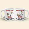 You Are My Favourite Thing To Do Personalized Coffee Mug, Couple Gift