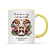 You Are My Otter Half Cute Otter Couple Personalized Mug, Unique Gift For Couples, For Her, For Him