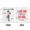 You Are My Person, I Love You More Couple Mug - Personalized Custom Coffee Mug - CPL251_MG