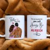You Are My Person Personalized White Mug, Couple Gift