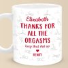 You Are My Rock, My Home, And My Everything - Couple Personalized Custom Mug - Gift For Husband Wife, Anniversary