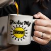 You Are My Sunshine, Sun and Rays - Personalized Custom Coffee Mug - GRK042_MG