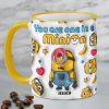 You Are One In A Million - Personalized 3D Inflated Effect Accent Mug - Gift For Yellow Monster Fan HH01