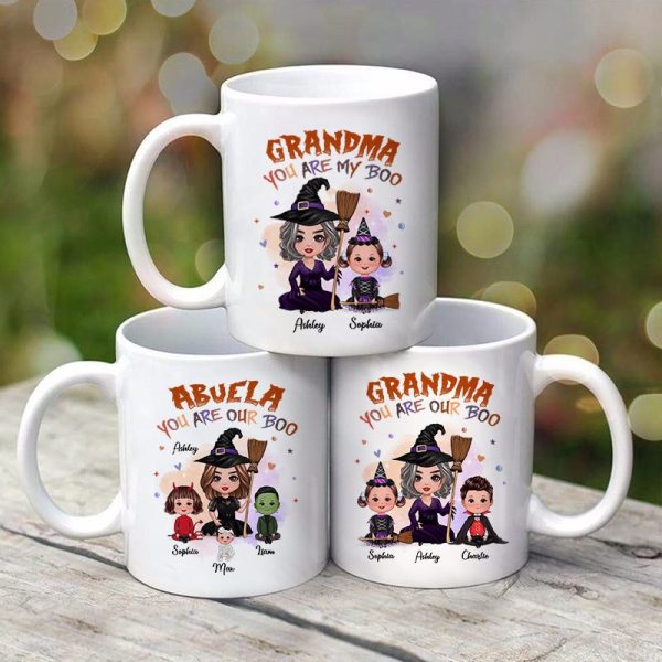 You Are Spooktacular Grandma Mom Halloween Doll Kid Personalized Mug