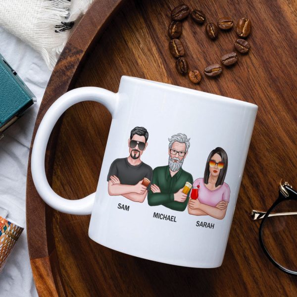 You Are The Best Dad In The World Personalized Mug Gift For Father, Grandpa