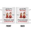 You Are The Best Thing I Have Ever Found, Cartoon Couple - Personalized Custom Coffee Mug - CPL789_MG