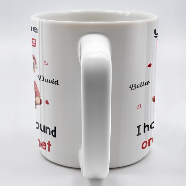 You Are The Best Thing I Have Ever Found, Cartoon Couple - Personalized Custom Coffee Mug - CPL789_MG