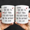 You Are The Best Thing I've Ever Found On The Internet - Personalized Custom Coffee Mug - CPL1186_MG