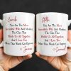 You Are The Most Incredible Wife And Mother Heart - Personalized Custom Coffee Mug - WIF067_MG