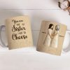 You Are The Sister I Got To Choose Ceramic Mug, Sisters Holding Hands Art, Thoughtful Personalized Gift for Sister