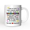 You Are Wonderful Personalized Mug, Heartful Message Gift With Custom Name