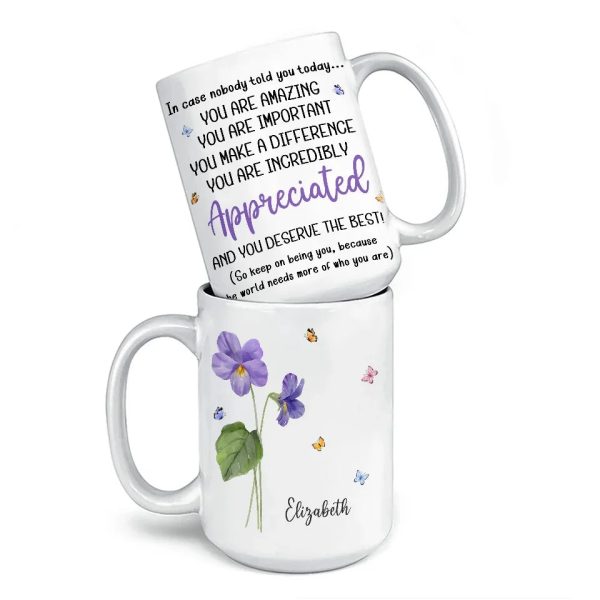 You Deserve The Best - Bestie Personalized Custom Mug - Christmas Gift For Best Friends, BFF, Sisters