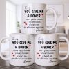 You Give Me A Boner, A Heart On, Hearts - Personalized Custom Coffee Mug - CPL1283_MG