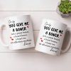 You Give Me A Boner, A Heart On, Hearts - Personalized Custom Coffee Mug - CPL1283_MG