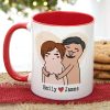 You Give Me A Boner Personalized Couple Mug, Gift For Couple