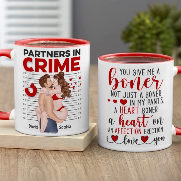 You Give Me A Boner Personalized Mug, Couple Gift