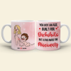 You Got An A*s Built For Backshots But A Face Made For Missionary, Naughty Couple Butt White Mug