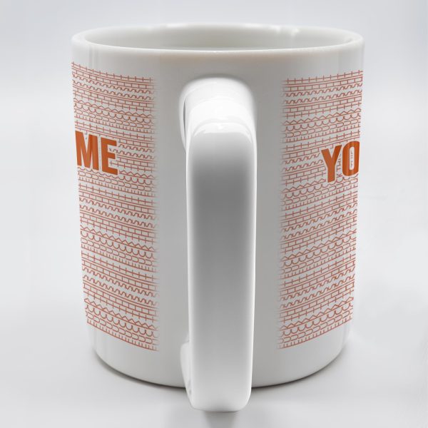 You Keep Me Sane With Elegant Wave Patterns - Personalized Custom Coffee Mug - COL095_MG