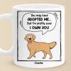 You May Have Adopted Me - Dog & Cat Personalized Custom Mug - Gift For Pet Owners, Pet Lovers