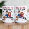 You, Me And The Dogs - Personalized Mug - Gift for Pet Owners, Dog Lovers, Dog Dad, Dog Mom | CLP15 NH96