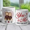 You, Me & The Kids - Personalized Mug - Gift For Couples, Husband Wife