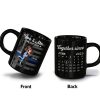 You & Me We Got This Hero Couple Hugging Kissing Anniversary Calendar Keepsake Personalized Mug