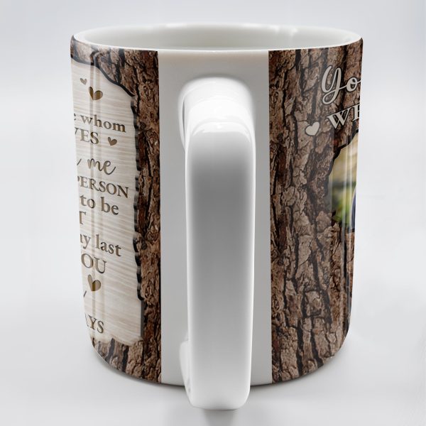 You & Me We Got This Tree Bark Heart Design - Personalized Custom Coffee Mug - CPL151_MG