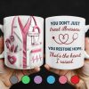 You Restore Hope, Medical Tools And Heart Design - Personalized Custom Coffee Mug - DOC039_MG